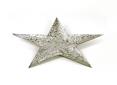 Σφυρήλατη Βάση Αλουμινίου Αστέρι Ασημί 27cm