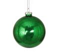 Γυάλινη μπάλλα αντικέ πράσινη 8cm