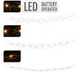 Συρμάτινη γιρλάντα 20Led, 3σχ.,ασημί,190cm