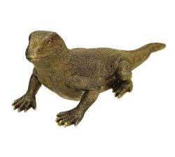 Διακσμητικό Iguana χρυσό χρ.,46cm