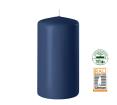Κερί κορμός μπλε ματ,7x14cm