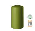 Κερί κορμός λαδί ματ,7x14cm