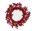 Στεφάνι με κόκκινα berry,35cm