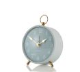 Επιτραπέζιο ρολόι ξυπνητήρι σε γκρι/μπλε χρ.,10cm