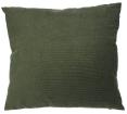 Μαξιλάρι βελουτέ ριγέ 45x45cm χακί χρ.