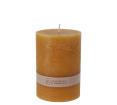 Κερί κορμός 7x10cm, ρουστίκ, ώχρα