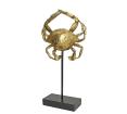 Διακοσμητικός κάβουρας αντ.χρυσός σε stand 21x42cm