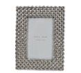 Φωτο/θήκη,polyresin πλεκτή ασημί κορνιζα 10x15cm
