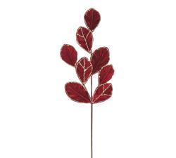 Magnolia leaf spray Burgundy,80cm