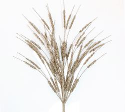 Cattail spray Champagne,43cm