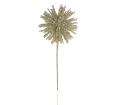 Allium flower w/glitter champagne, d.15cm