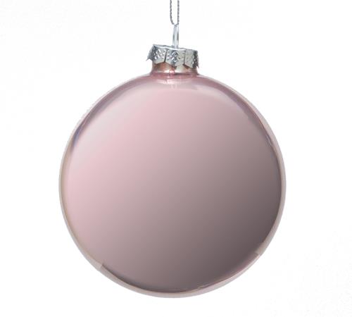 Glass Ball Pearl Pink,D.:10cm