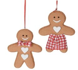 Στολίδι gingerbread Αγόρι & Κορίτσι,11cm