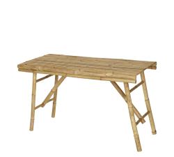 Τραπέζι από φυσικό flat Bamboo, 118x56x73cm