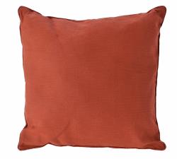 Μαξιλάρι polyester με ρέλι 45x45cm,κεραμιδί