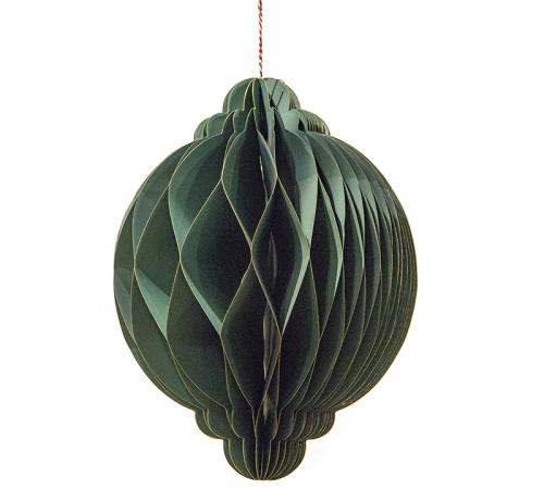 Μπάλα κυψελωτή χάρτινη,πράσινο χρ.,40cm