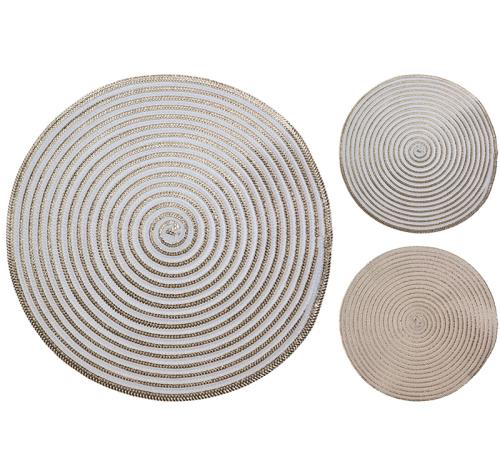 Στρογγυλό σουπλά (p.p) σχ.spiral 38cm, 2σχ.