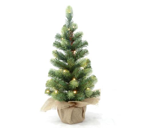 Έλατο (pe&pvc) 2 tone green 60cm & 30led