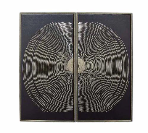 Ανάγλυφη Χρυσοτυπία 2 τεμ.,80x80cm