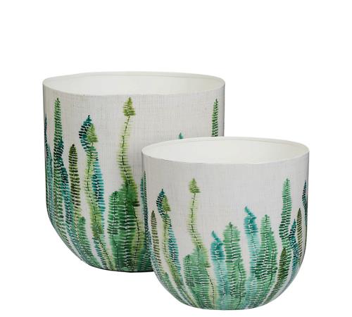 Εμαγέ κασπό σετ 2 τεμ. σχ.φύλλα 21-25cm