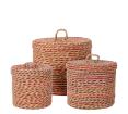 Πολύχρωμα κουτιά Seagrass S/3 τεμ. 20-22-25cm
