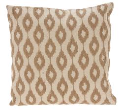 Μαξιλαρι γιούτα/cotton 45x45cm με φερμουάρ