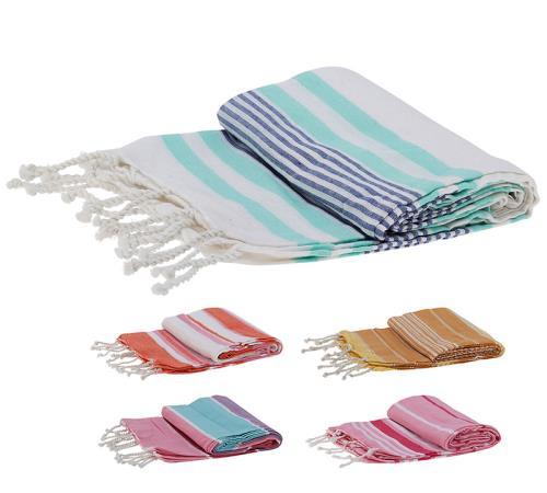 Πετσέτα Hammam 90x170cm σε 6χρ.