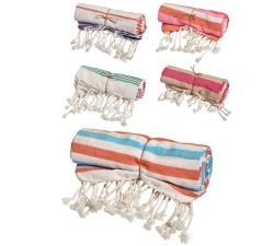 Πετσέτα Hammam 90x170cm φαρδυά ρίγα σε 5χρ.