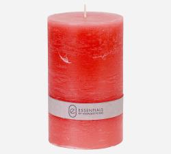 Κερί κορμός ρουστίκ κόκκινο crimson 9x15cm