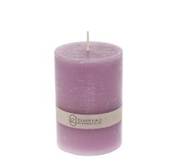 
Κερί κορμός ρουστίκ λιλα 7x10cm