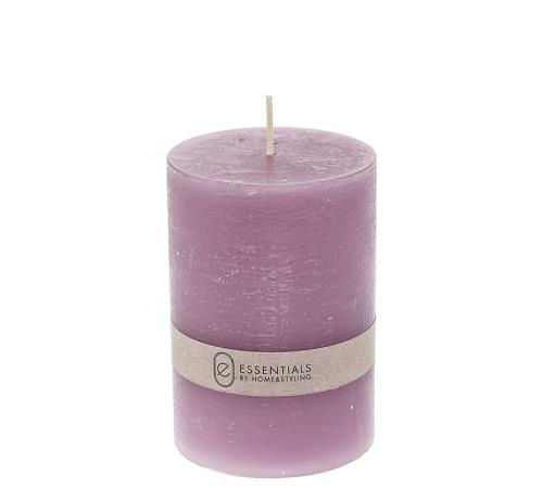 
Κερί κορμός ρουστίκ λιλα 7x10cm