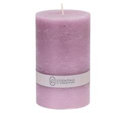 
Κερί κορμός ρουστίκ λιλά 9x15cm