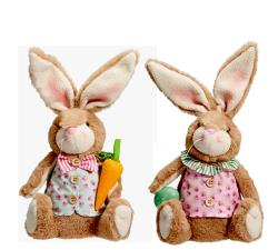 Καθιστά υφασματινα κουνελάκια 34cm