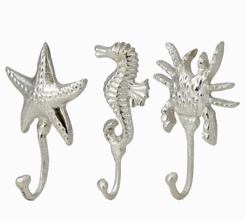 Γάντζος αλουμινίου σε 3 θαλασσινά σχ.ασημι χρ.