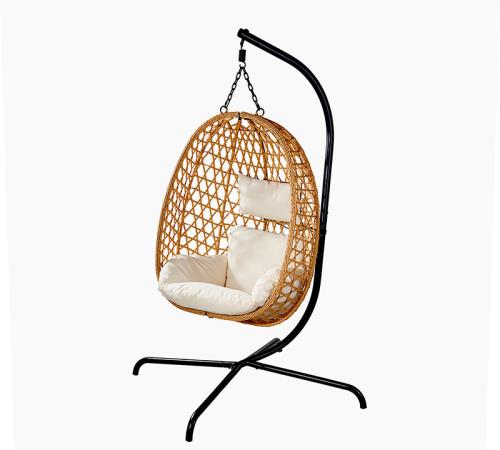 Κρεμαστή πολυθρόνα, συνθετικό rattan 105x195cm