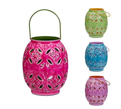 Μεταλλικό εμαγέ φανάρι σε 4 oriental χρ.18cm