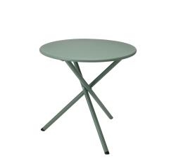 Στρογγυλό μεταλλικό τραπεζι δ.48xY48cm χρ.μέντας