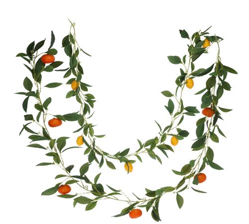 Γιρλαντα με λεμόνια και μανταρίνια 180cm