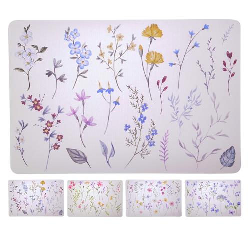 Συνθετικό σουπλά με αγριολούλουδα (4χρ.) 44x29cm