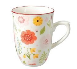 Κούπα 380ml σχ.flower,ακανόνιστο χείλος