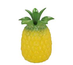 Βάζο σχ.ανανάς σε κίτρινο χρ.,28cm
