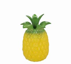 Βάζο σχ.ανανάς σε κίτρινο χρ.,18cm