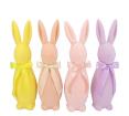 Πασχαλινά χνουδωτά κουνέλια 4 παστελ χρ.,31cm