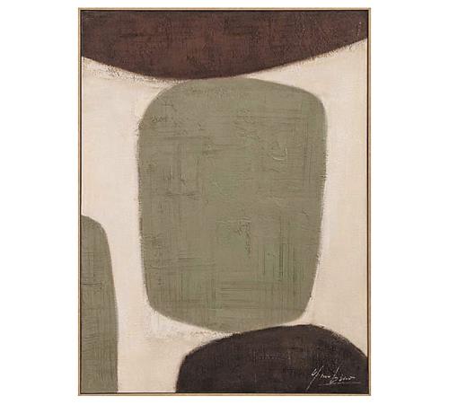 Ανάγλυφο Hand paint με κορνίζα 4,5cm,90x120cm