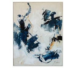 Αφηρημένο Hand paint με κορνίζα 4,5cm,90x120cm