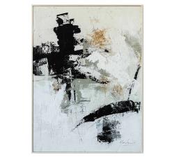 Αφηρημένο Hand paint με κορνίζα 4,5cm,90x120cm