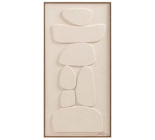 Ανάγλυφο Hand paint με κορνίζα 4,5cm,60x120cm