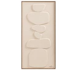 Ανάγλυφο Hand paint με κορνίζα 4,5cm,60x120cm