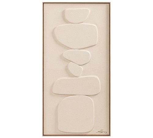 Ανάγλυφο Hand paint με κορνίζα 4,5cm,60x120cm