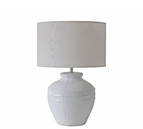 Επιτραπέζιο φωτιστικό με κεραμική βάση,Υ47.5cm